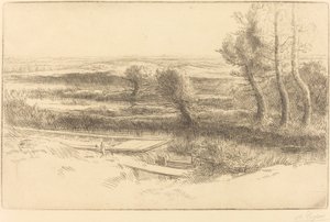 Landschaft Paysage von Alphonse Legros