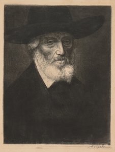 Großes Porträt von Thomas Carlyle von Alphonse Legros