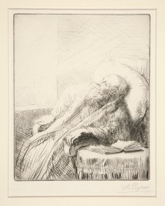 Der Genesende von Alphonse Legros