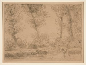 Die Ufer der Liane von Alphonse Legros