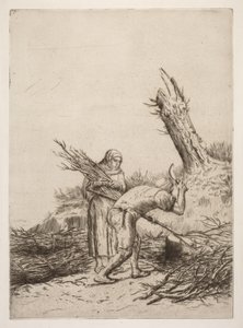 Les faiseurs de fagots von Alphonse Legros