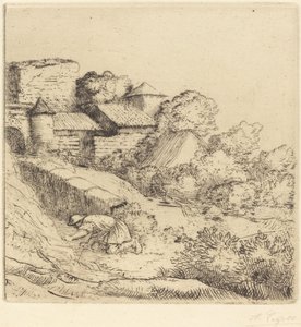 Kleiner Grasbrenner von Alphonse Legros