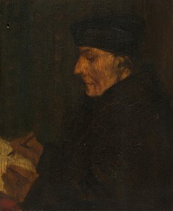 Erinnerungskopie von Holbein, spätes 19. - frühes 20. Jahrhundert von Alphonse Legros