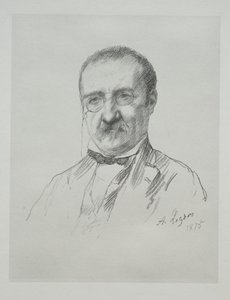 Herr Champfleury von Alphonse Legros