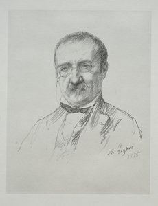 Herr Champfleury, 1875 von Alphonse Legros