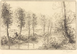 In der Nähe der Mühle von Alphonse Legros
