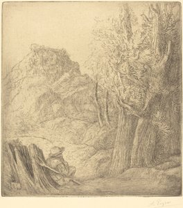 Altes Dorf Ville vieille von Alphonse Legros
