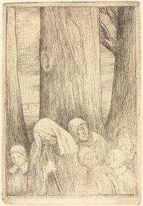Waisen Les orphelins von Alphonse Legros