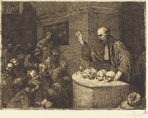 Phrenologiekurs, 2. Platte von Alphonse Legros