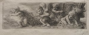 Platte für den Deckel der Nadelbox von Alphonse Legros