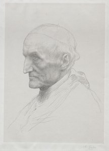 Porträt von Kardinal Manning 2. Platte