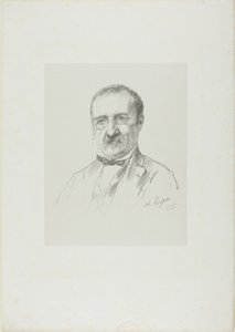 Porträt von Champfleury von Alphonse Legros