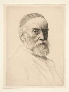 Porträt von G.F. Watts (R.A.) von Alphonse Legros