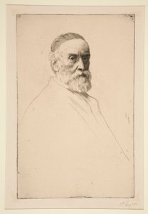 Porträt von G.F. Watts, R.A. von Alphonse Legros