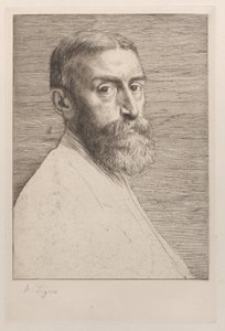 Porträt von Sir Edward John Poynter, 1877 von Alphonse Legros