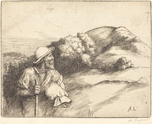 Rückkehr von den Feldern (Le retour des champs) von Alphonse Legros