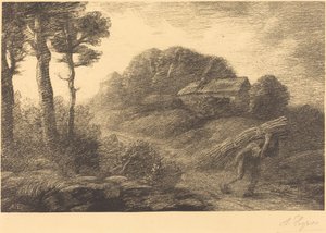 Rückkehr des Holzsammlers, 2. Platte von Alphonse Legros