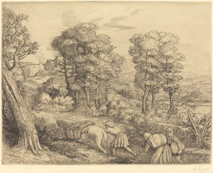 Rückkehr zum Bauernhof von Alphonse Legros