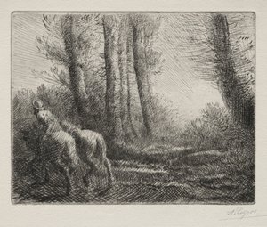 Rückkehr vom Landbau von Alphonse Legros