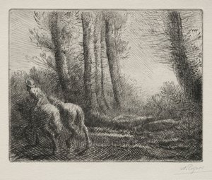 Rückkehr vom Landbau von Alphonse Legros
