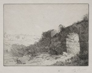 Römische Ruinen von Alphonse Legros