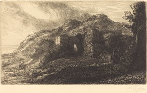 Ruinen eines Schlosses von Alphonse Legros