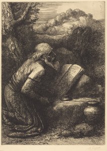 Heiliger Hieronymus, 2. Platte von Alphonse Legros