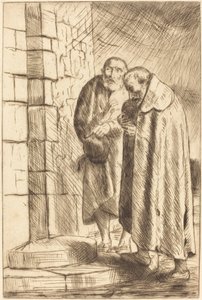 Heiliger Petrus und Heiliger Paulus an der Tür von M. Richard