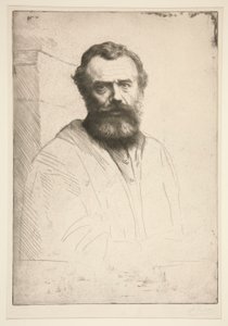 Selbstporträt von Alphonse Legros