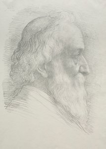 Selbstporträt 10. Platte von Alphonse Legros