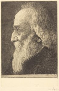 Selbstporträt, 13. Platte von Alphonse Legros