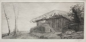 Schafstall auf dem Hügel von Alphonse Legros