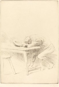 Siesta eines Arbeiters