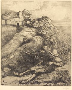 Schlafender Hirte von Alphonse Legros