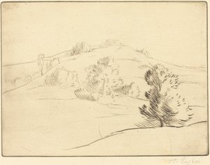 Kleiner Hügel von Alphonse Legros