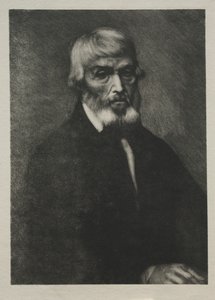 Kleines Porträt von Thomas Carlyle von Alphonse Legros