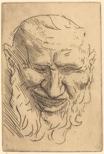 Kleiner Satyrmaske von Alphonse Legros