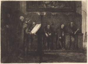 Spanische Sänger von Alphonse Legros