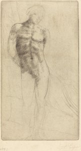 Studie einer nackten Figur