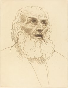 Studie eines alten Mannes (Etude de vieillard) von Alphonse Legros