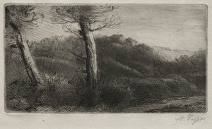 Sonnenuntergang von Alphonse Legros