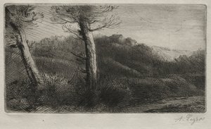 Sonnenuntergang von Alphonse Legros