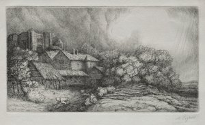 Der Abteihof von Alphonse Legros