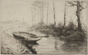 Der Kanal, Morgen von Alphonse Legros