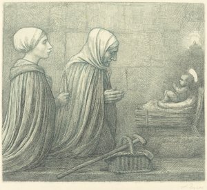 Die Krippe von Alphonse Legros