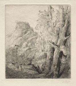 Die alte Stadt von Alphonse Legros
