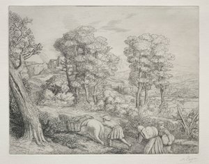 Die Rückkehr zum Bauernhof Le Retour à la Ferme von Alphonse Legros