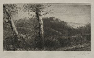 Der Reisende ausgestreckt auf dem Gras, ca. 1888 von Alphonse Legros