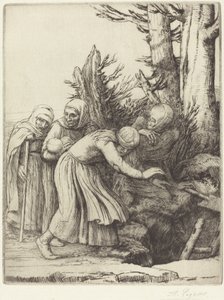 Der Triumph des Todes: Der Tod bereitet eine Unterkunft für die Obdachlosen vor von Alphonse Legros