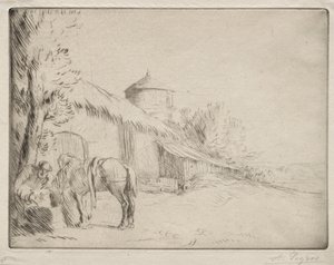 Der Wasserplatz 2. Platte von Alphonse Legros